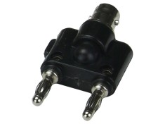 Adaptor CAL TEST 3A 51,2mm banană 4mm mufă x2 BNC soclu 50&Omega;