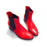 Ghete din piele Red Waxy Dana
