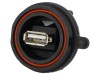 Conector Adaptor USB A/B Bulgin Buccaneer Etans IP68 Montare Panou Filet Exterior