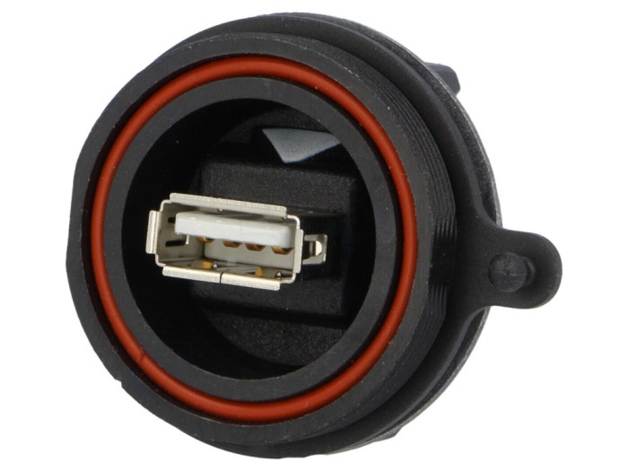 Conector adaptor USB A/B etanș IP68