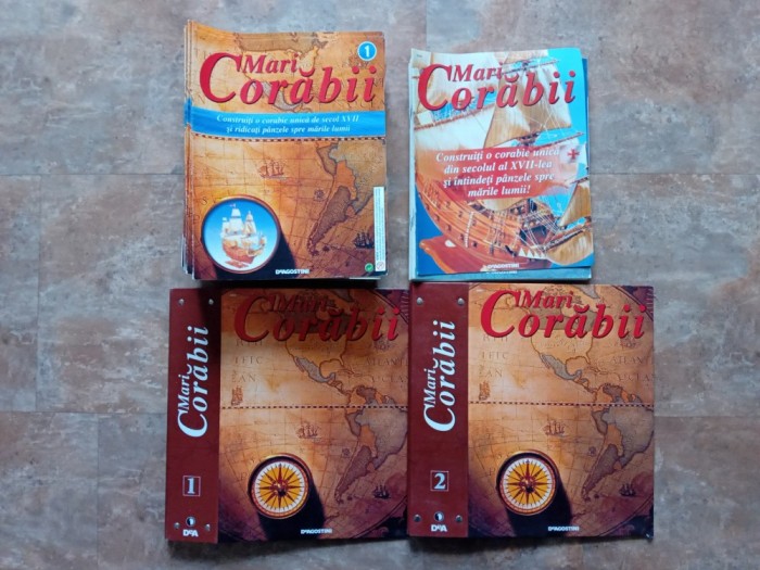 Colectia de Reviste Mari Corabii DeAgostini ( Fara componente pentru constructie Nr. 1 -101 ) 110 reviste