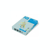 Carton color A4 IQ 160 g/mp 250 coli/top albastru pal