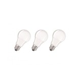 Bec LED OSRAM, Baza E27, Alb Cald (2700 K), LED Classic A, pachet de 3 - RESIGILAT