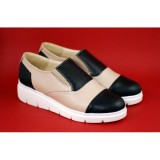 Cumpara ieftin Oferta marimea 38 - Pantofi dama casual din piele naturala de culoare bej - LRUT4BN