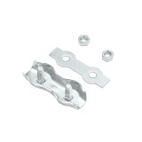 Conector galvanizat cu suruburi pentru fir de gard electric, fixare sigura