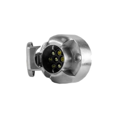 Mufa priza auto metalica mama 7 pin 12 V Carguard pentru remorca sau trailer foto