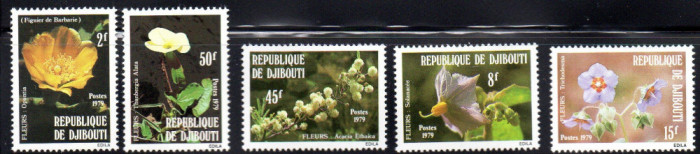 Djibouti 1979, Flora, serie neuzata, MNH