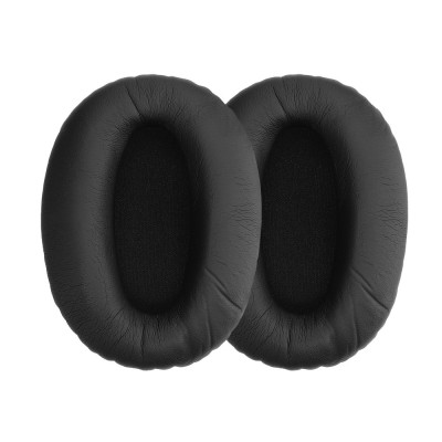 Set 2 Perne de urechi pentru casti Sony MDR-1000X/WH-1000XM2, Kwmobile, Negru, Piele ecologica, 46415.01 foto