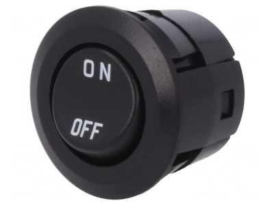 Comutator Rocker ON-OFF 3A 250V Negru foto