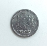 Cumpara ieftin Monaco 2 Franci 1943 Aluminiu KM#121, Tiraj Mic, Moneda Colecție