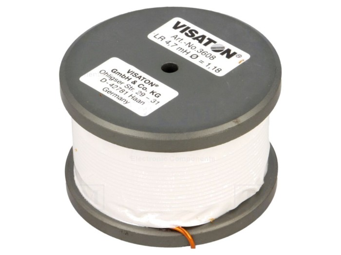 Bobină audio 4.7mH 9.3A