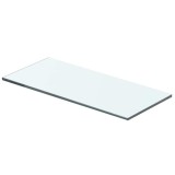 VidaXL Raft din sticlă transparentă, 40 x 12 cm