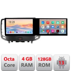 Navigatie Infiniti G35 G37 2006-2013 Edotec 2 ecrane 8 core 4+128 21.6 inch Incell android Wifi 5Ghz gps internet KIT-G25 CarStore Technology