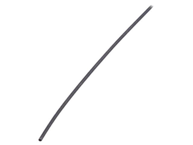 Manșon termocontractabil ALPHA WIRE 1,6mm 1,2m negru 25 bucăți