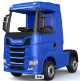 Cumpara ieftin Camion electric pentru copii SCANIA R-SERIES 4x4 180W 12V 14Ah PREMIUM, culoare albastra