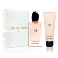 Set cadou Giorgio Armani Si pentru femei EDP 50 ml + 50 ml gel de duș + 50 ml loțiune de corp