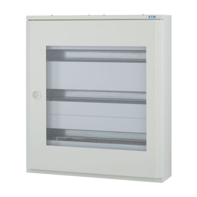 Tablou metalic PT 72 module (3x24) usa sticla IP30 Eaton alb BF-OT-3 72-C foto