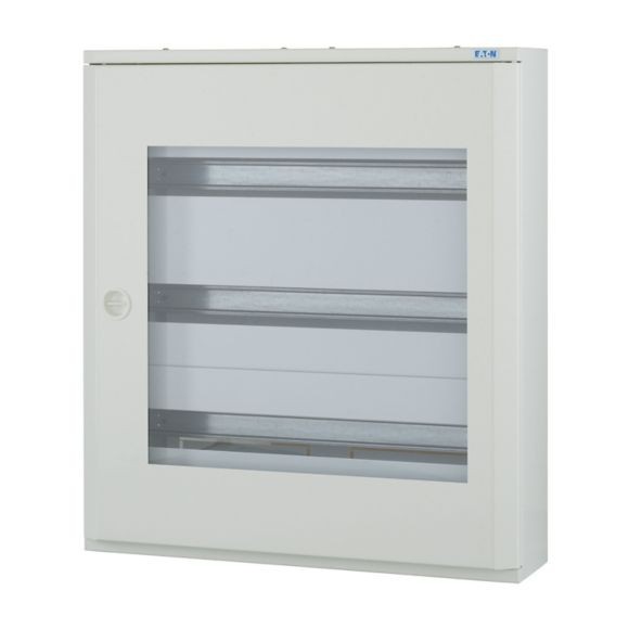 Tablou metalic PT 72 module (3x24) usa sticla IP30 Eaton alb BF-OT-3 72-C