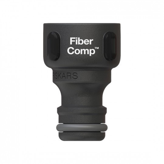 FISKARS. Adaptor robinet FiberComp, filet exterior de 1/2&amp;quot;