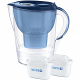 Cana filtranta Brita Marella XL, 3.5 l, Albastru + 2 filtre Maxtra+