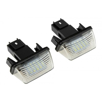 Set lampa numar LED Canbus, Citroen Berlingo, C3, C3 Picasso, C3 II, C4, C4 Picasso, C5, C5 II, Xsara Picasso, Peugeot 206, 207, 307, 308, 407, 5008 foto