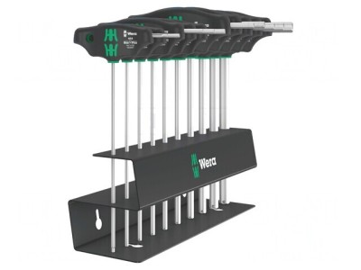 Kit Șurubelnițe Hex-Plus cu M&amp;acirc;ner T, 10 Bucăți foto
