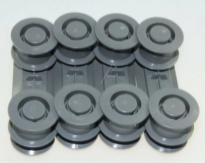 KIT SUPORT ROATA 4 SETURI CU CATE 2 ROTI 50299970009 pentru masina de spalat vase ELECTROLUX / AEG foto