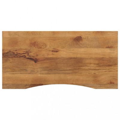 vidaXL Blat birou cu decupaj curbat 120x60x2,5 cm lemn masiv mango 370218 foto