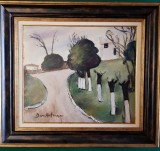 Cumpara ieftin DAN HATMANU - ARTIST SI PICTOR IESEAN - CASA DE APE - ulei/carton