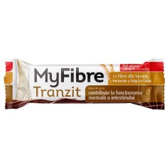 Baton my fibre tranzit cu fibre secara, cocos si portocale f.zahar 40g sly