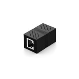 UGREEN NW114 Conector Ethernet RJ45, cablu prelungitor, 8P/8C, Cat.7, UTP (negru)