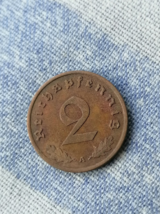 MONEDA - 2 PFENNIG 1939 A. Germania