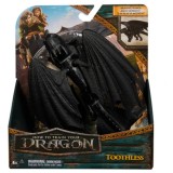 How to Train Your Dragon &ndash; Figurina Toothless bazată pe filmul How To Train Your Dragon 2025, Negru, 4 ani+