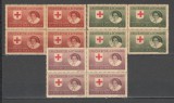 Romania.1946 Scutire de porto-Crucea Rosie hartie gri 4 TR.257