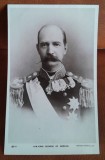 Fotografie tip carte postala, Regele George al Greciei