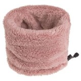 Fular Circular de Iarnă din Fleece Roz-Nude cu Ajustare, CMCLASS