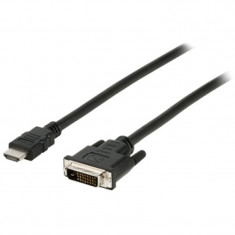 Cablu HDMI - DVI-D 24 + 1p Tata 2m Negru Valueline foto