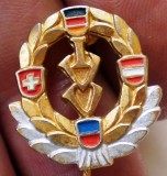 I.974 INSIGNA STICKPIN GERMANIA SPORT IVV Internationaler Volkssportverband, Europa