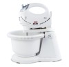 Mixer cu bol Zass ZHM 05BB, 200W, 5 viteze+Turbo, tocator, bol rotativ 3L, alb/argintiu - RESIGILAT