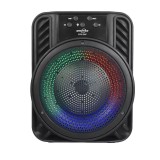 Boxa portabila, 24W PMPO, BT, lumini LED RGB