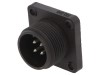Conector circular soclu IP67 4 pini argintat tată