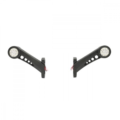 Set lampi laterale de gabarit cu LED 12-24V, rosu-alb, PVC elastic Breckner Germany foto