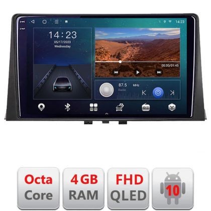 Navigatie Citroen Berlingo 2019- B-berlingo18 Android Ecran QLED octa core 4+64 carplay android auto kit-berlingo18+EDT-E310V3 CarStore Technology