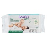 Servetele umede, 50 bucati, Bambo Nature