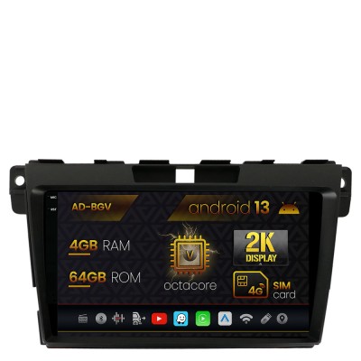 Navigatie Mazda CX-7 (2008-2013), Android 13, V-Octacore 4GB RAM + 64GB ROM, 9.5 Inch - AD-BGV9004+AD-BGRKIT326 foto