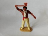 Bnk jc Figurina de plastic - Timpo - indian cu tomahawk