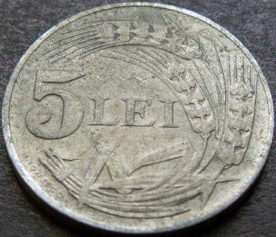 Moneda istorica 5 LEI - ROMANIA, anul 1942 *cod 764 B foto