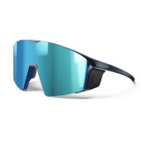 Ochelari de soare polarizati Julbo Edge Cover Spectron HD 4, albastru/gri, trekking, protectie solara maxima, lentile polarizate, sporturi nautice