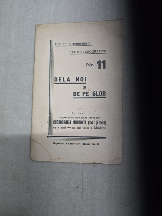 Dela noi și de pe glob - Lecturi geografice nr. 11- Prof. Gh. C. Teodorescu