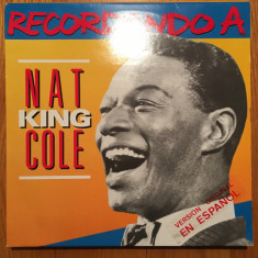 Vinil Nat King Cole ‎– Recordando A Nat King Cole (EX)